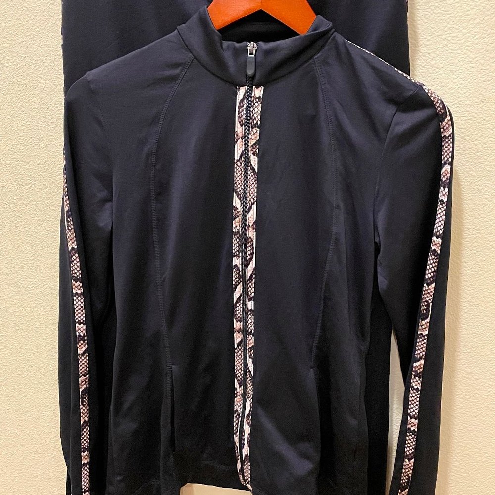 Boston Proper Sport Black Pant Set: Sz S